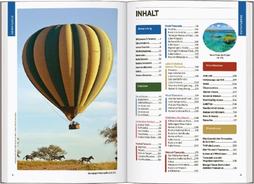 Buchcover und Innenansicht für das Buch: LONELY PLANET Reiseführer Tansania