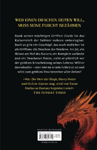 Buchcover und Innenansicht für das Buch: Dragon Rider