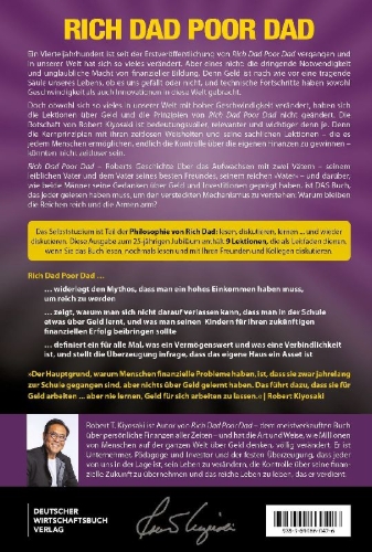 Buchcover und Innenansicht für das Buch: Rich Dad Poor Dad