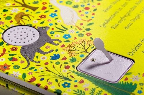 Buchcover und Innenansicht für das Buch: Story Orchestra: Peter and the Wolf
