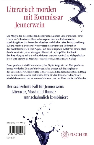 Buchcover und Innenansicht für das Buch: Kommissar Jennerwein und der tintendunkle Verdacht