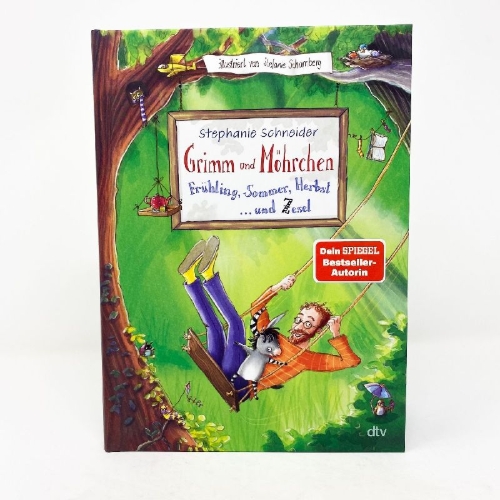 Buchcover und Innenansicht für das Buch: Grimm und Möhrchen - Frühling, Sommer, Herbst und Zesel