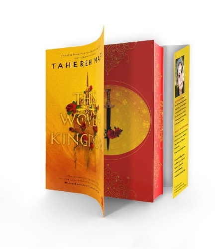 Buchcover und Innenansicht für das Buch: This Woven Kingdom 1
