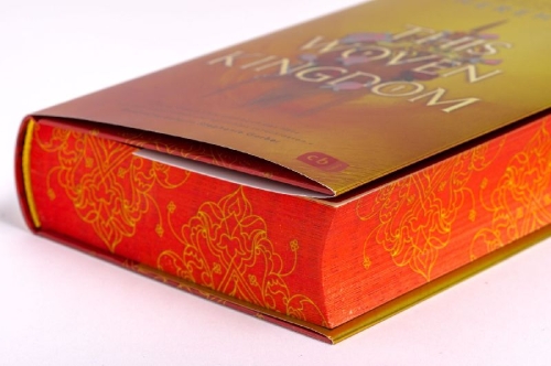 Buchcover und Innenansicht für das Buch: This Woven Kingdom 1