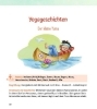 Buchcover und Innenansicht für das Buch: 12 Kinderyoga-Mitmachgeschichten
