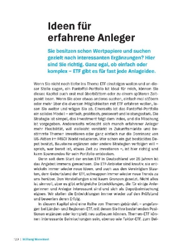 Buchcover und Innenansicht für das Buch: Anlegen mit ETF