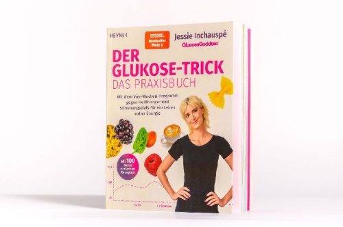 Buchcover und Innenansicht für das Buch: The Glucose Goddess Method
