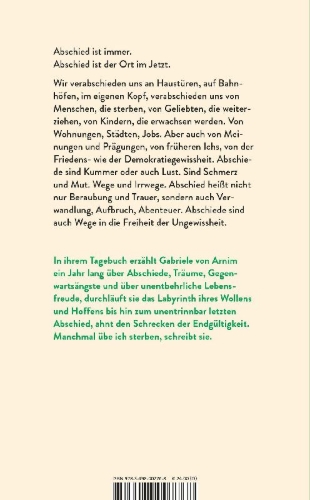 Buchcover und Innenansicht für das Buch: Abschied leben