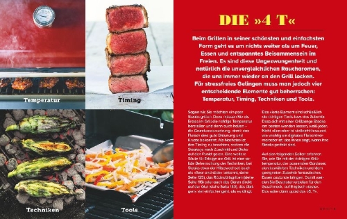 Buchcover und Innenansicht für das Buch: Weber's Grillbibel Vol. 2