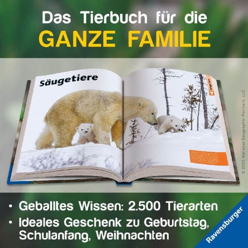 Buchcover und Innenansicht für das Buch: Animal Encyclopedia - 2500 Animals with Photos, Maps, and More!