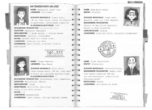 Buchcover und Innenansicht für das Buch: Die unlangweiligste Schule der Welt 1: Auf Klassenfahrt