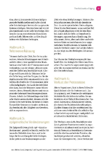 Buchcover und Innenansicht für das Buch: Longevity-Coaching erlernen und gezielt anwenden