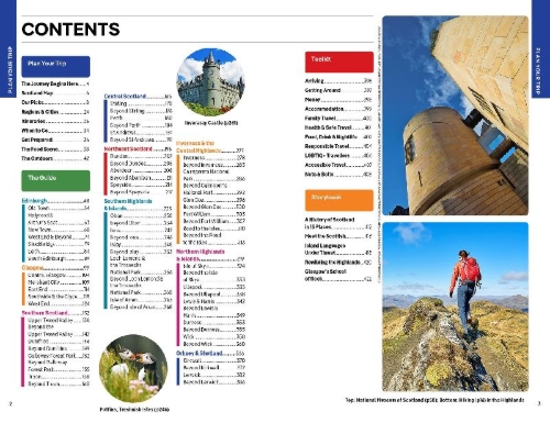 Buchcover und Innenansicht für das Buch: Lonely Planet Scotland