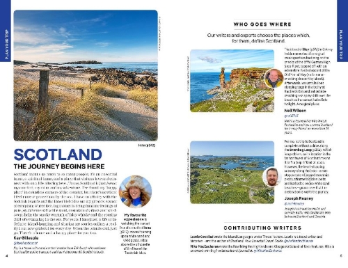 Buchcover und Innenansicht für das Buch: Lonely Planet Scotland