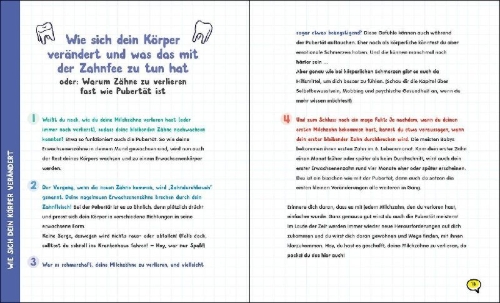 Buchcover und Innenansicht für das Buch: Puberty Is Gross But Also Really Awesome