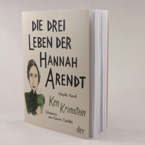 Buchcover und Innenansicht für das Buch: The Three Escapes of Hannah Arendt