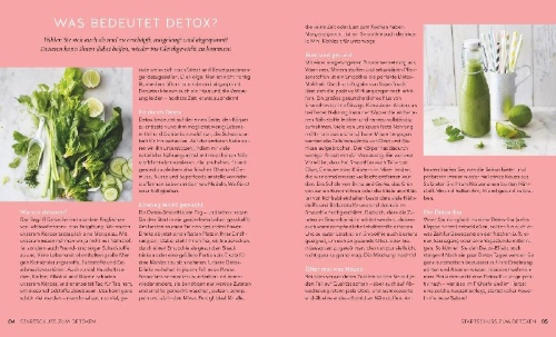 Buchcover und Innenansicht für das Buch: Detox-Smoothies