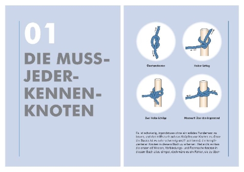 Buchcover und Innenansicht für das Buch: How to tie knots