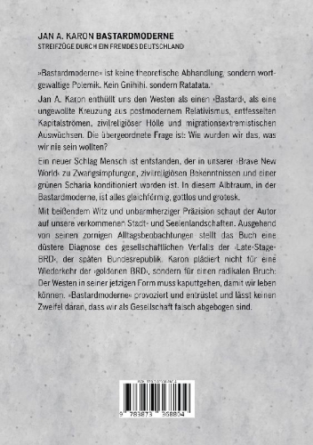 Buchcover und Innenansicht für das Buch: Bastardmoderne