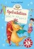 Buchcover und Innenansicht für das Buch: Spekulatius, der Weihnachtsdrache. Spekulatius geht in die Schule
