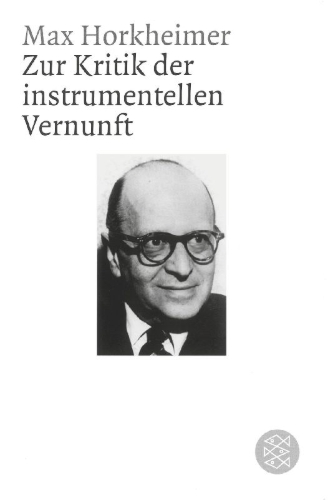 Buchcover und Innenansicht für das Buch: Zur Kritik der instrumentellen Vernunft