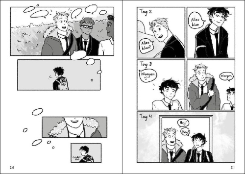 Buchcover und Innenansicht für das Buch: Heartstopper Volume 1 (deutsche Hardcover-Ausgabe)