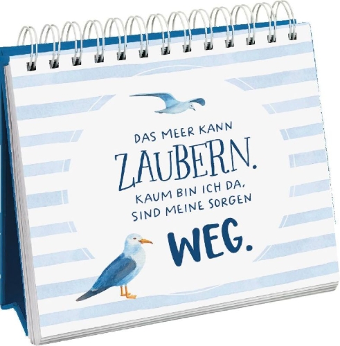 Buchcover und Innenansicht für das Buch: Glück hat vier Buchstaben: MEER