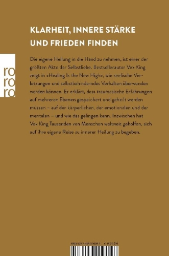 Buchcover und Innenansicht für das Buch: Healing is the New High