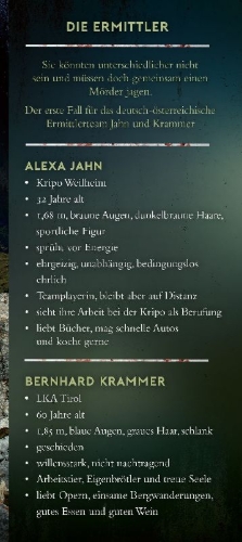 Buchcover und Innenansicht für das Buch: Grenzfall - Der Tod in ihren Augen