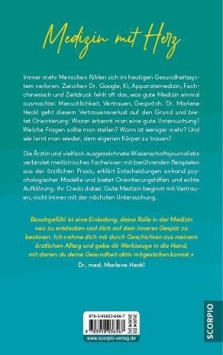 Buchcover und Innenansicht für das Buch: Bauchgefühl
