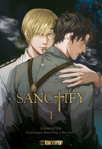 Buchcover und Innenansicht für das Buch: SANCTIFY 01