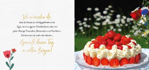 Buchcover und Innenansicht für das Buch: Was ich dir wünsche zum 60. Geburtstag