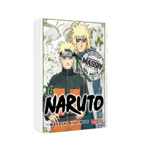 Buchcover und Innenansicht für das Buch: NARUTO Massiv 16