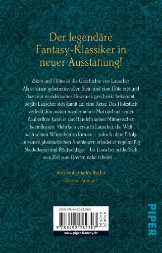 Buchcover und Innenansicht für das Buch: Stein und Flöte