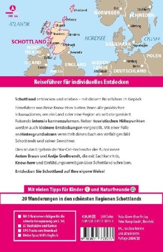 Buchcover und Innenansicht für das Buch: Reise Know-How Reiseführer Schottland