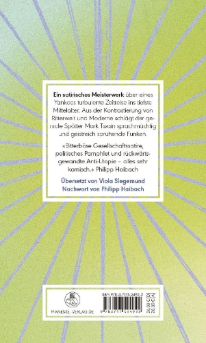 Buchcover und Innenansicht für das Buch: A Connecticut Yankee in King Arthur's Court