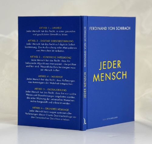 Buchcover und Innenansicht für das Buch: Jeder Mensch
