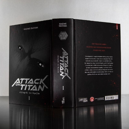 Buchcover und Innenansicht für das Buch: Shingeki no Kyojin