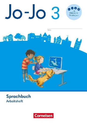 Buchcover und Innenansicht für das Buch: Jo-Jo Sprachbuch 3. Schuljahr - Allgemeine Ausgabe 2024 - Arbeitsheft