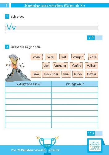 Buchcover und Innenansicht für das Buch: Klett Die Deutsch-Helden: Deutsch-Testblock So gut bin ich! 2. Klasse