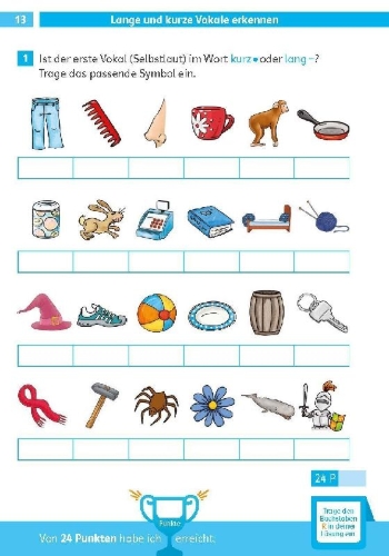 Buchcover und Innenansicht für das Buch: Klett Die Deutsch-Helden: Deutsch-Testblock So gut bin ich! 2. Klasse