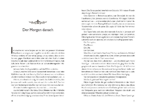 Buchcover und Innenansicht für das Buch: Games Untold - Die The-Inheritance-Games-Geschichten