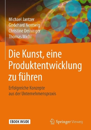 Buchcover und Innenansicht für das Buch: Die Kunst, eine Produktentwicklung zu führen