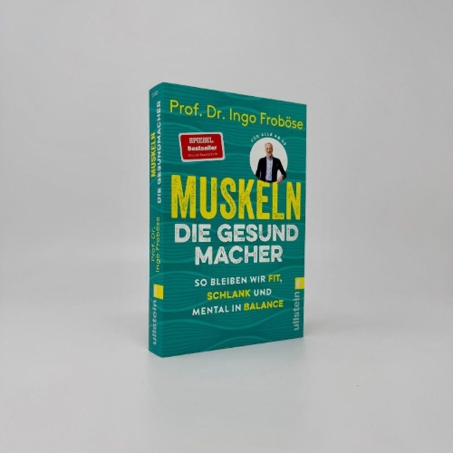 Buchcover und Innenansicht für das Buch: Muskeln - die Gesundmacher