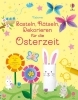 Buchcover und Innenansicht für das Buch: Basteln, Rätseln, Dekorieren für die Osterzeit