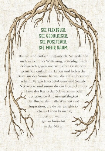 Buchcover und Innenansicht für das Buch: How to be more tree