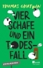 Buchcover und Innenansicht für das Buch: Vier Schafe und ein Todesfall