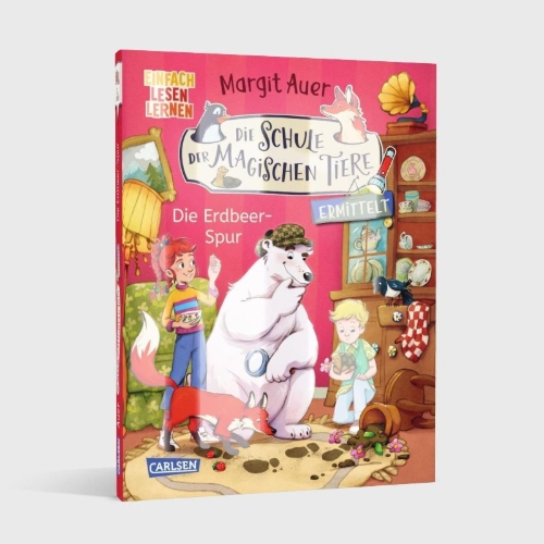 Buchcover und Innenansicht für das Buch: Die Schule der magischen Tiere ermittelt Neuausgabe 8: Die Erdbeer-Spur