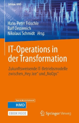 Buchcover und Innenansicht für das Buch: IT-Operations in der Transformation