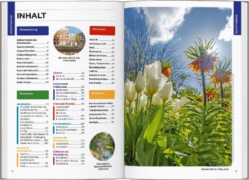 Buchcover und Innenansicht für das Buch: LONELY PLANET Reiseführer Niederlande